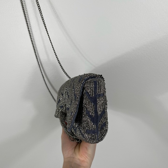 Buckle Antik Kraft Mini Bag Denim Jeans NWT - Picture 4 of 14